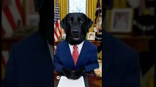 Что, если бы президентом США была собака? #Смешно #США