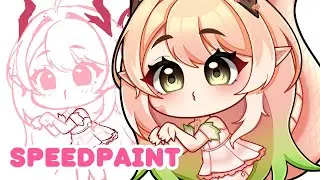 【Speedpaint】Chibi Commission Speedpaint (Paint Tool Sai)