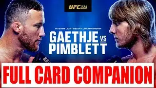 LIVE FIGHT COMPANION | UFC 324: Gaethje vs Pimblett