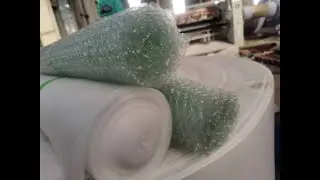 automatic air bubble film wrap epe foam coreless rewinder machine,