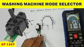 {1347} How to Test BEKO Washing Machine Mode Selector Switch RS31-AA1AA-B with a Multimeter