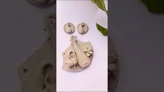 সরস্বতী পুজো স্পেশাল ক্লে গহনা||Clay Jewellery making #jewellery #clay #making #viral