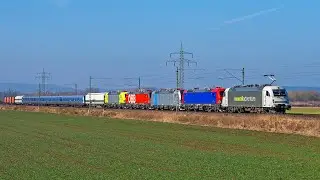 Railadventure + Lokzug + U-Bahn M&uuml;nchen, Stadler EuroDual, Hector Rail uvm. auf der Frankenwaldbahn