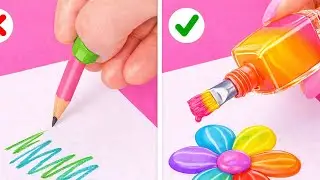 Fun Art Hacks & DIY Crafts 🎨✏️ | 123GO! Series
