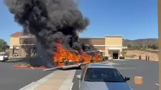 Golf carts go up in flames in Wildomar