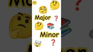 difference between major and minor subject in graduation for BA/BSC/BCOM ✅✨📚👍
