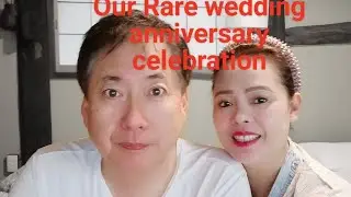 Our rare wedding anniversary celebration.