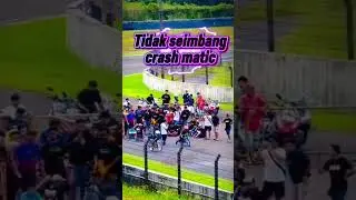 Power terlalu besar ! Partai metic sentul terjadi crash 😵 #dragbike #sentul #200cc