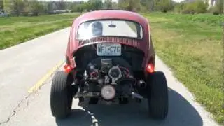 69 vw rat rod air bags