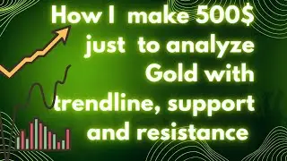 How I make $500+ using trendline support and resistance @Habbyforexx @TJRTrades #forex #money 