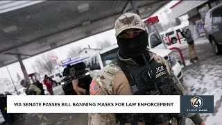 Washington Senate passes bill banning masks for law enforcement