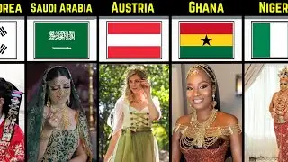 Bridal Beauty Around the World | A Stunning Comparison of Brides from Different Countries
