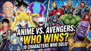 10 Anime Characters Who Solo Marvel (Speed Ranking) ⚡