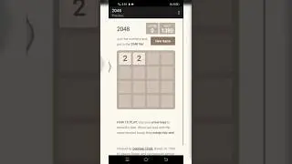 I Made 2048 Game using Html, JavaScript and CSS in Spck editor.#shorts#subscribe#coding#foryou#viral