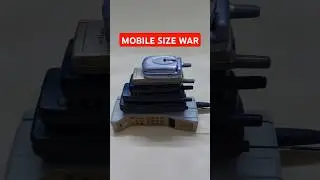 Mobile Phone Size WAR #evolution