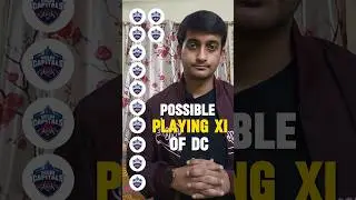 DC Playing 11 IPL 2026 🔵🔥 #DC #IPL2026 #iplauction #shorts