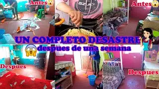 LIMPIEZA EXTREMA/mi casa esta un completo desastre🤦‍♀️ despues de una semana que no limpie😱😱