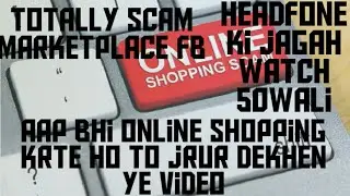 Facebook marketplace fraud shopping scam