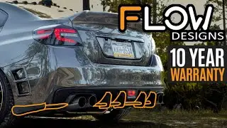 Flow Designs Rear Diffuser On My WRX!