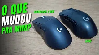 O que mudou na minha JOGABILIDADE com o Logitech G PRO X SUPERLIGHT 2 DEX em rela&ccedil;&atilde;o ao G 703?