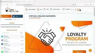 How to register and top up your balance on the SMS-Activate || Buy virtual numbers for registration