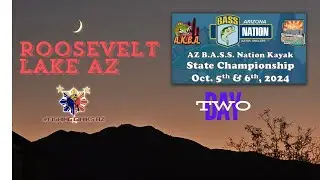 AZ B.A.S.S. NATION Kayak Fishing - State Championship Day 2 #kayakbassfishing #bassfishing #fishing