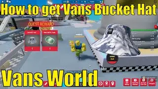 How to get the Vans Bucket Hat in Vans World | Very Long Quest | Vans Step Up Hat