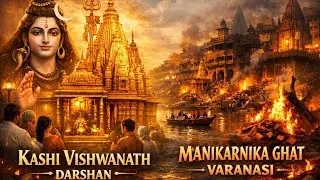 Kashi Vishwanath Darshan🙏🏻 | Manikarnika Ghat Varanasi 🔥 Har Har Mahadev 🙏🏻