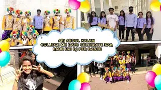 APJ Abdul Kalam college me days celebrate kar rahe hai Dj per dance||part 2.#collegelife #days