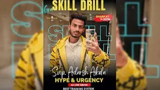 HYPE & URGENCY BY ADARSH AKELA (SUPERVISOR) #flp #adarsh23 #wolfclub23 