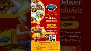 Launching Islandwide home delivery. Order now !! We bring the delicious food home - #heritageone