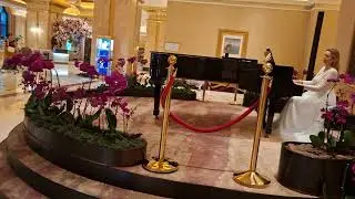 Beautiful Piano player  at  Emirates Palace/Mandarin Oriental,  Abu Dhabi UAE  November 1, 2025
