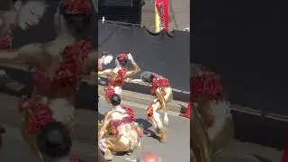 金粉ショーボディーペイント、火吹き！大駱駝艦（だいらくだかん）第43回大須大道町人祭2022.10.15 １回目