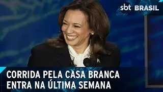 Kamala discursa em local onde Trump teria incitado invas&atilde;o ao Capit&oacute;lio | SBT Brasil (29/10/24)