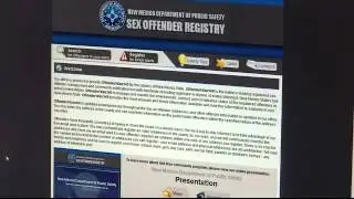 New Sex Offender Law in Effect