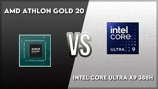 AMD Athlon Gold 20 vs Intel Core Ultra X9 388H Technical Comparison