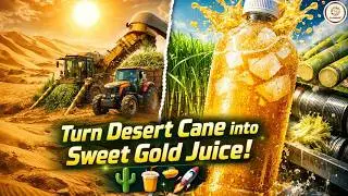 Sugarcane Juice Revolution: Grow Gana in Desert & Make Viral Drink! 🌟🏜️ | Fruit World