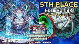 YUGIOH! 5TH PLACE PURE RUNICK UTAH REGIONAL DECK PROFILE POST JUNE 2023 BANLIST