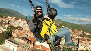 Paragliding in Norma, Italy 2022 | flying till the sunset, in a group, beautiful views