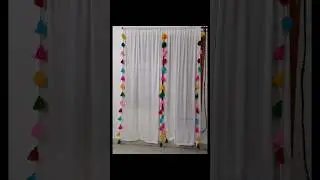 Diy tussle net curtains tutorial l tussle से बनाएं डेकोरेटेड पर्दा। #diytutorials #curtains #tussle