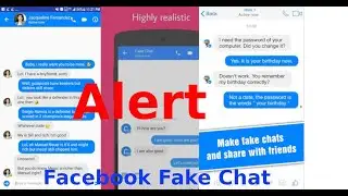 How to create fake messages || facebook messenger
