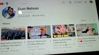 Mum a Short Demo of How To Locate Your YT ▶️ Playlist ⏯️ On Tablet via Website