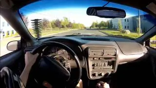 600hp Camaro SS killing tires in POV