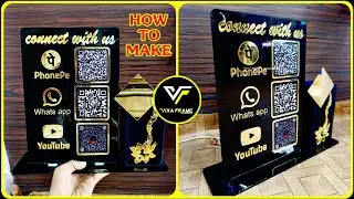 HOW TO MAKE TABLE DESK BARCODE SCANNER  || TRENDING DIY ITEM WITH CUSTOM YOUR DESIGN.
