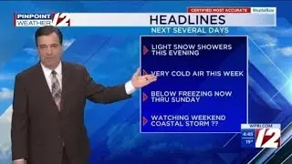 WPRI 12 Weather Now 1/26/26 Light Snow This Evening