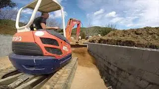 Création d'une entrée avec portail en time laps