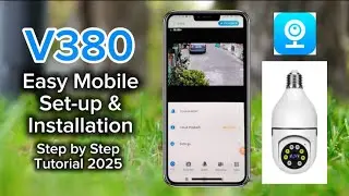 HOW to INSTALL and SET-UP V380 Pro CCTV Camera (Step by step Tutorial 2025)