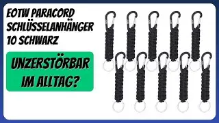 BEWERTUNG (2025): EOTW Paracord Schl&uuml;sselanh&auml;nger 10 Schwarz. Infos