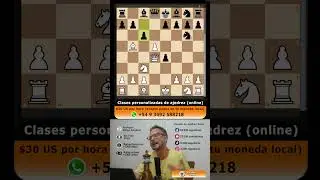 celada para ganar r&aacute;pido y f&aacute;cil de blancas con el Gambito Blackmar #ajedrez #chess