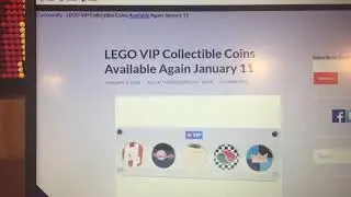 LEGO vip coins are back!!!